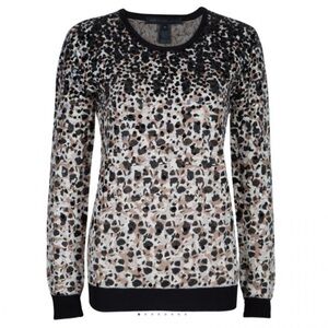Marc by Marc Jacobs Leopard Print Sequin Embellished Sweater
